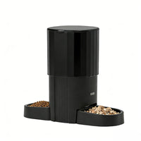 Smart Pet Feeder with Dual Dispenser, 7L Automatic Timed Cat Dog Food Dispenser, WiFi Remote Control