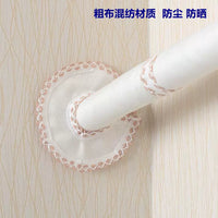Air Conditioner Pipe Cover with Lace Trim - Decorative Fabric Sleeve for Hiding and Protecting AC Hoses