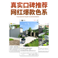 Aluminum Alloy Balcony Fence Outdoor Garden Railing for Villa Courtyard Terrace