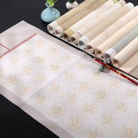 Four-Foot Half-Open 28-Grid Calligraphy Paper Square Grid Five-Character Seven-Character Wax-Dyed Xuan Paper for Competition and Creation