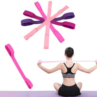 Figure-8 Resistance Band for Yoga, Pilates, and Strength Training - Silicone Stretch Exerciser for Shoulder and Back