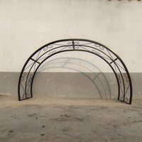 Outdoor Metal Arch Trellis for Climbing Plants, Garden Arbor for Roses and Vines, Villa Entrance Decor