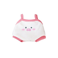 20cm Pig Cotton Doll Clothes Set with Sling Dress and Shoes
