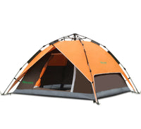 Automatic Pop-Up 3-4 Person Camping Tent with UV Protection and Mosquito Net