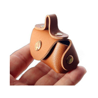 Dollhouse Miniature Leather Handbag Cosmetic Bag for OB11 Scene Accessories