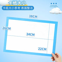 Art Sketchbook Mat Board with Decorative Borders for Artwork Display - 10 Sheets