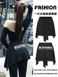 Women's Yoga Skirt Cover-up for Running and Workout, Anti-Embarrassment Hip Scarf