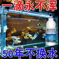 Aquarium Water Purifier and Clarifier for Fish Tanks - Removes Algae, Odor, and Bacteria