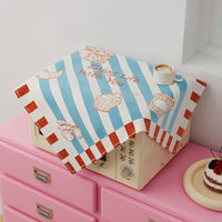 Korean-Style Dopamine Dust Cover for Home Appliances, Microwave Oven Oil-Proof Cloth, All-Season