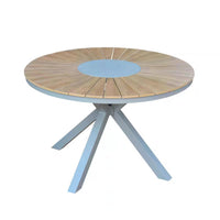 Outdoor Patio Dining Table Weather-Resistant Wood Plastic Composite
