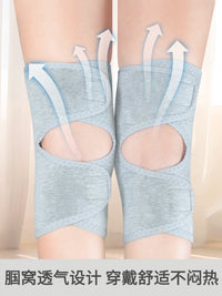 Velcro Knee Brace for Men and Women, Thickened Winter Warm Joint Support, Fleece Lined for Elderly, Cold Legs, Cycling