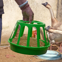 Poultry Feeder Round Chicken Feeder for Chicks and Adult Chickens