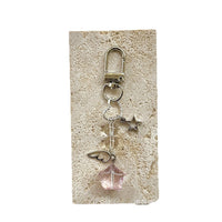 Star Beaded Phone Charm & Bag Pendant with Wing Keychain