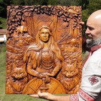 Viking Mythology Odin Thor Raven Wall Decor Resin Craft