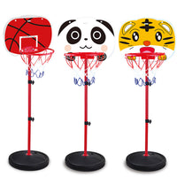 Adjustable Kids' Indoor/Outdoor Basketball Hoop Set with Stand and Ball for Toddlers & Children