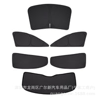 Car Window Sun Shade Set for Privacy and UV Protection, Double Layer Full Coverage