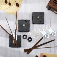 DIY Silent Quartz Clock Movement Kit with Walnut Hands for Wall Clocks