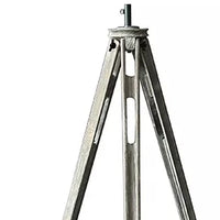 Nordic Retro Solid Wood Tripod Floor Lamp Stand Adjustable Photography Spotlight Base