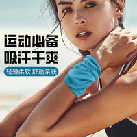 Cooling Wrist Sweatband for Sports, Running, Tennis, Badminton - Thin, Absorbent & Icy Feel