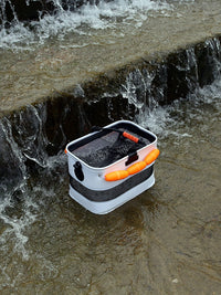 Floating Fishing Bucket Live Fish Container for Lure Stream Sea Fishing