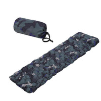 TPU Inflatable Camping Sleeping Pad with Pillow, Lightweight Moisture-proof Single Beach Mat