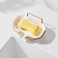 Luxury Wall-Mounted Soap Dish with Drainage for Bathroom