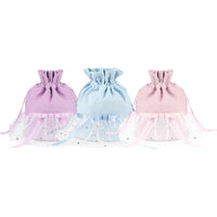 Girls' Ballet Dance Backpack with Sequin and Mesh Trim, Princess Style Barrel Bag for Kids