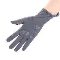 Women's Thin Ice Silk Sun Protection Gloves for Driving Cycling Touchscreen Compatible