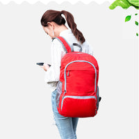 Foldable Waterproof Lightweight Travel Backpack with Large Capacity for Hiking and Sports