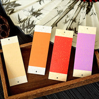 Chinese Style Blank Calligraphy Bookmarks for DIY Writing and Painting, 40-Pack