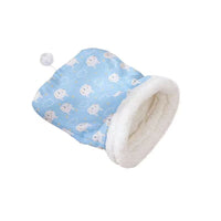 Semi-Enclosed Warm Cat Sleeping Bag Bed for Winter and All Seasons