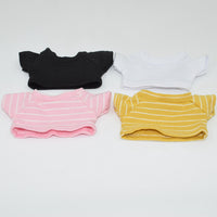 Doll Clothes Set for 15/20cm Cotton Dolls - T-shirt, Shorts, and Accessories