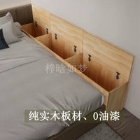 Solid Wood Bedside Cabinet Bay Window Low Cabinet Tatami Storage Unit