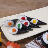 Realistic Japanese Triangle Sushi Model Keychain & Display Prop