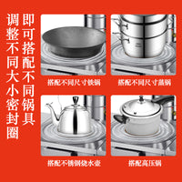 Portable Stainless Steel Wood Burning Camping Stove with Gasification and Smokeless Combustion for Outdoor Cooking