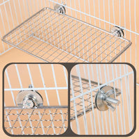 Stainless Steel Bird Perch Platform for Parrots and Small Animals