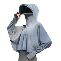 Women's UPF 50+ UV Protection Sun Shawl for Cycling and Outdoor Activities
