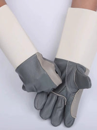 Long Leather Welding Gloves Heat Resistant Industrial Safety Work Gloves