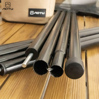 Heavy-Duty Tent Awning Poles for Outdoor Canopy Shelter, 2.0m Height, Thickened Iron Pipe Support Rods, Set of 2
