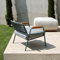 Outdoor Rattan Wicker Sofa Set with Coffee Table for Patio Balcony Garden