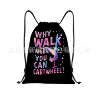 420D Oxford Cloth Drawstring Bag Dance Item Storage Multi-functional Sports Backpack