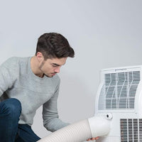 Portable Air Conditioner Exhaust Hose - 5.9-inch Diameter, Extendable Vent Tube
