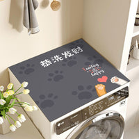 Cartoon Diatomaceous Earth Appliance Mat for Washing Machine, Microwave, Refrigerator - Absorbent & Dustproof