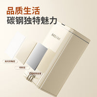 Household Dual-Opening Pedal Trash Can for Kitchen, Living Room, Bedroom, Bathroom