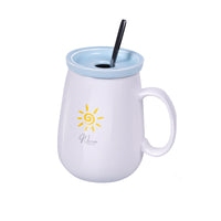 55°C Smart Mug Warmer Set with Ceramic Coffee Cup, Ideal Gift for Beverage Enthusiasts