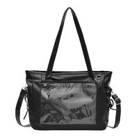 Cute Large Capacity Ita Bag Transparent Fashion Shoulder Tote Bag for Students