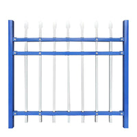 Zinc Steel Security Fence for Parks, Schools, and Residential Areas - Aluminum Alloy Railing
