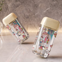 Portable Travel Mouthwash Cup Toothbrush Holder Set with Anti-mold and Antibacterial Properties
