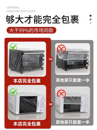 Extra Large Disposable Dust Covers for Kitchen Appliances, Thickened Transparent Food Wrap for Rice Cookers, Microwaves, and Pots