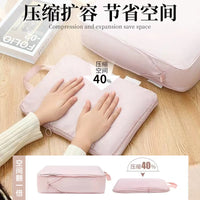 Portable Down Jacket Compression Bag for Travel and Storage